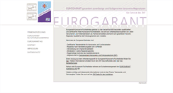 Desktop Screenshot of eurogarant.de