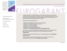 Tablet Screenshot of eurogarant.de